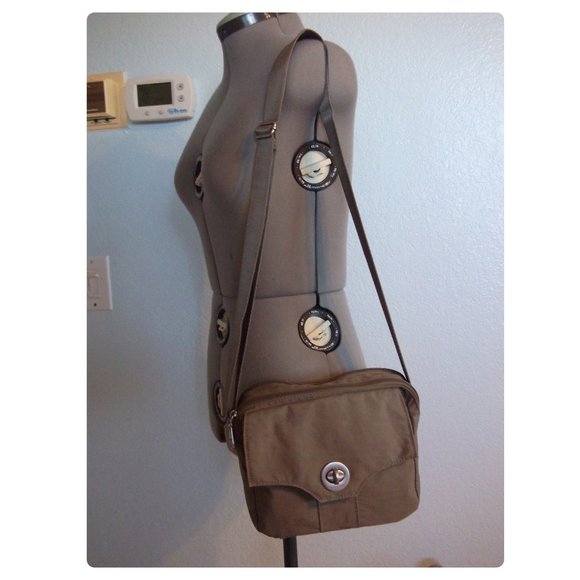 Baggallini Brown Crossbody Bagg Tote Satchel Purse - Picture 2 of 13